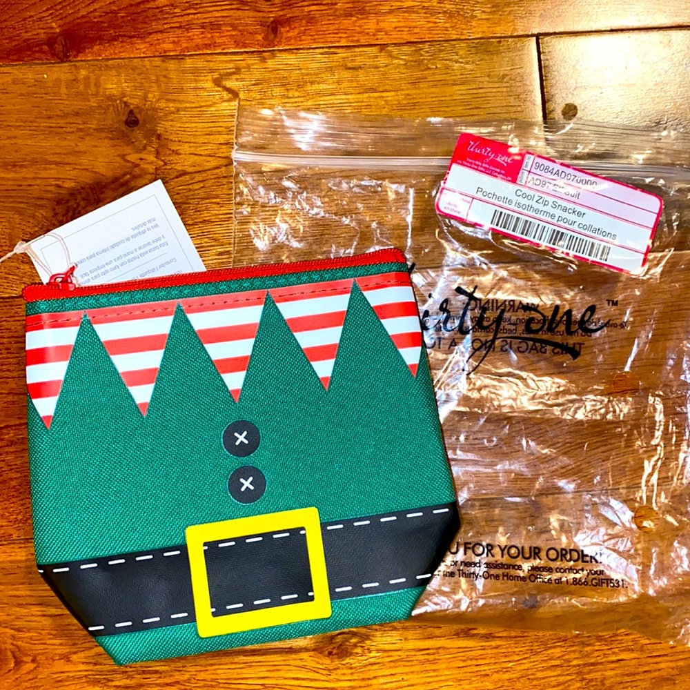 Cool zip snacker elf suit thirty one
